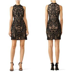Parker Black Lace Caddie Pencil Dress $398